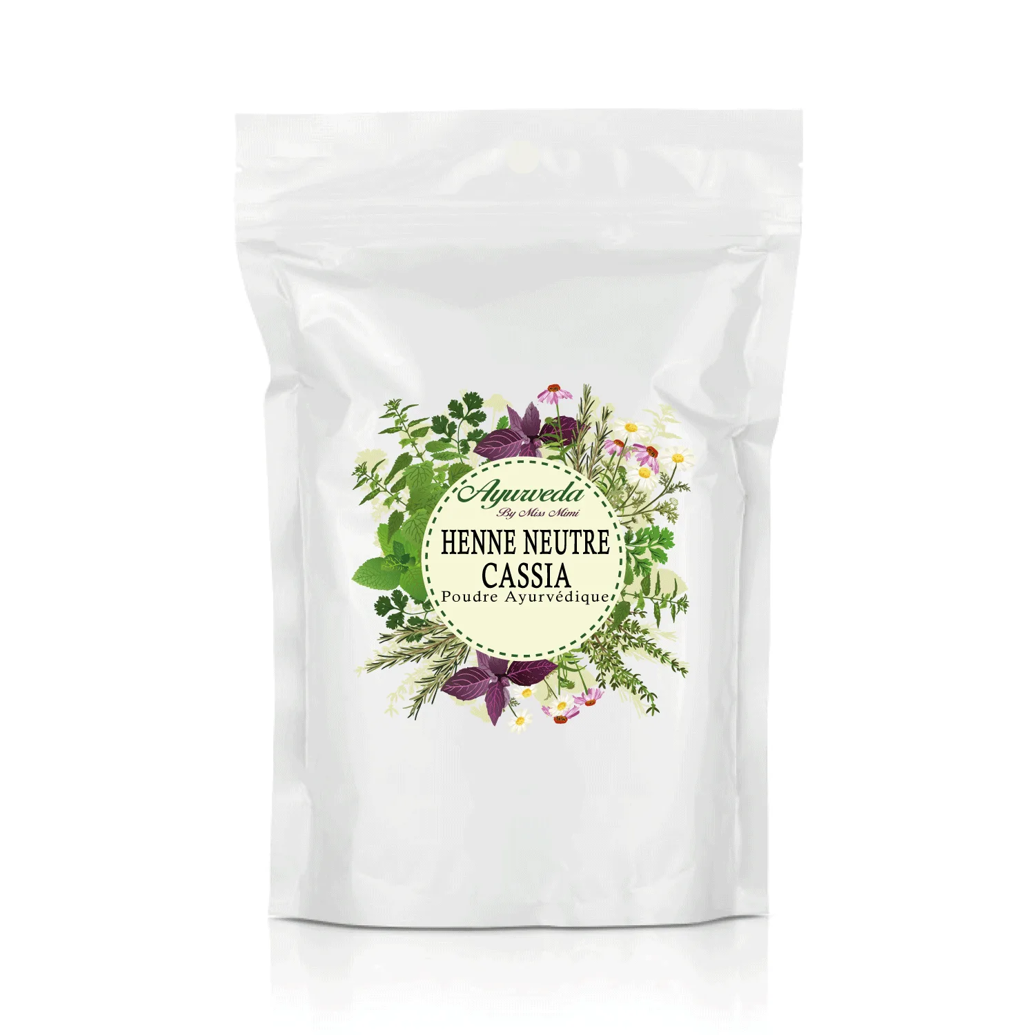 Cassia henné neutre poudre pour cheveux ayurvédique indienne antichute Ayurveda Maroc