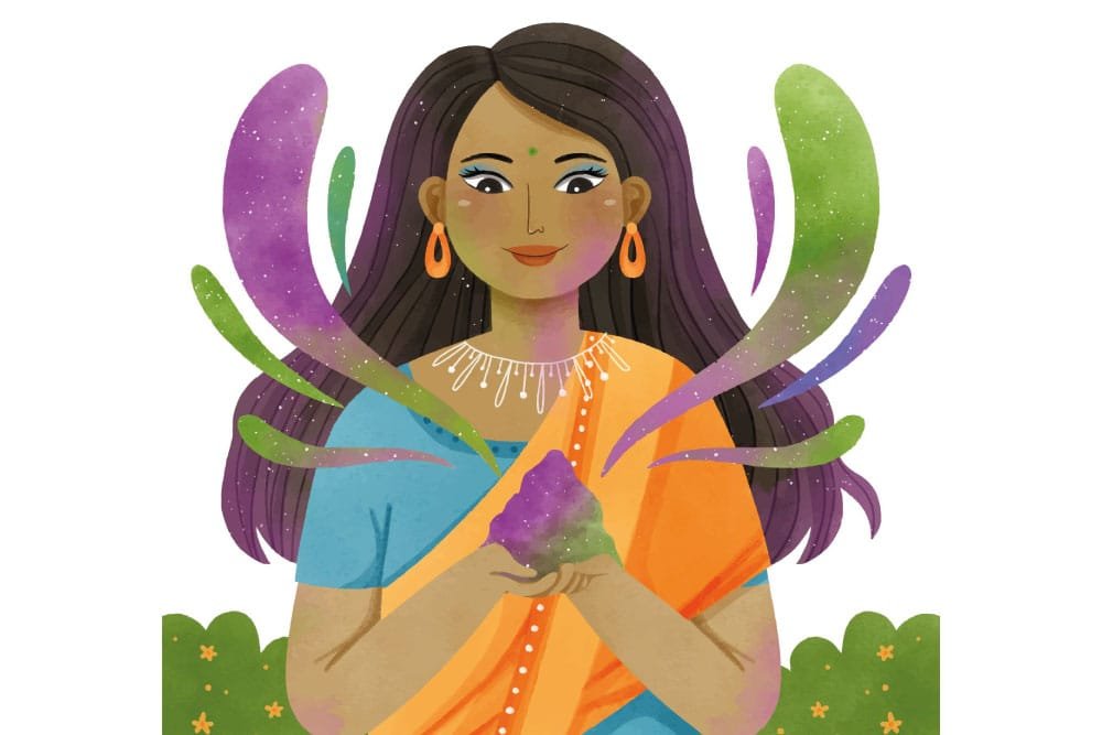 Ayurveda Vegan poudres indiennes cheveux